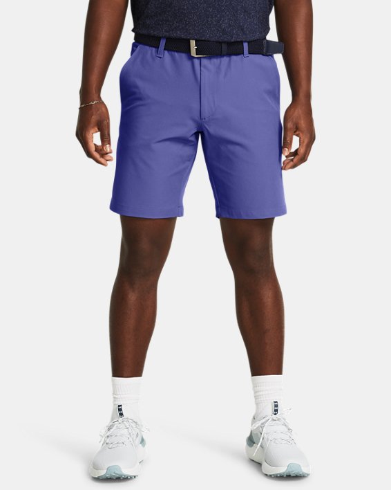 Men's UA Drive Tapered Shorts in Purple image number 0